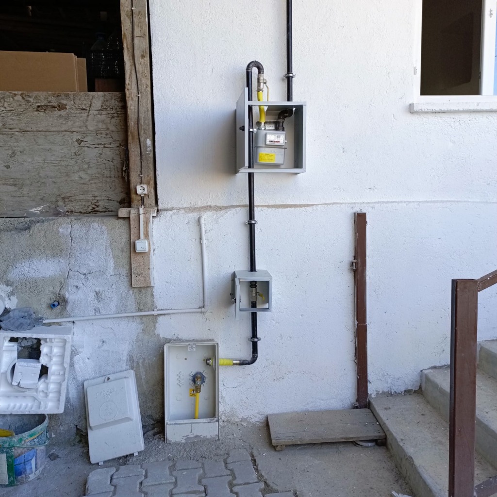 Batıkent Nexpoint G100 sayaç montajı ve doğalgaz borulama hattı
